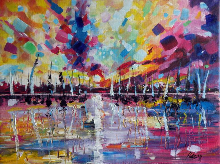 Original  Painting by kovacs anna brigitta