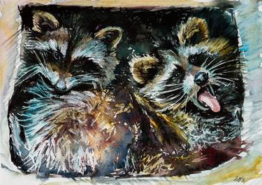 Original Impressionism Animal Paintings by Kovacs Anna Brigitta