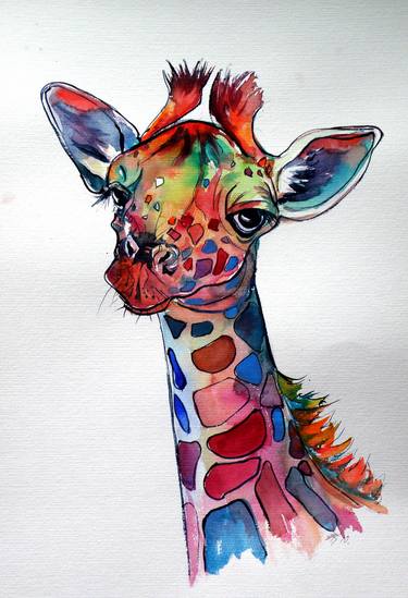 Cute giraffe Painting
