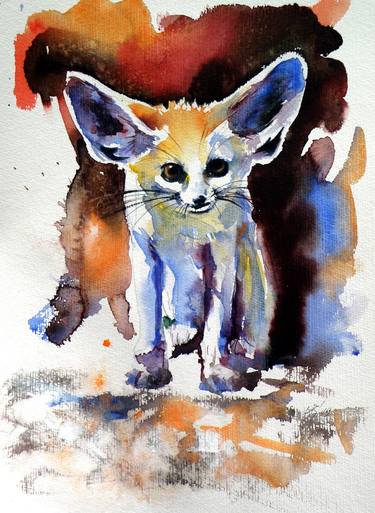 Original Impressionism Animal Paintings by Kovacs Anna Brigitta