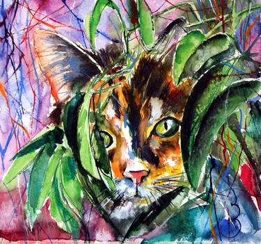 Original Impressionism Animal Paintings by Kovacs Anna Brigitta