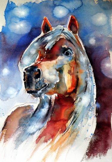 Original Animal Paintings by Kovacs Anna Brigitta