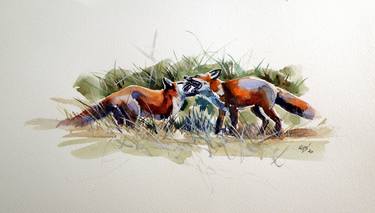 Print of Impressionism Animal Paintings by Kovacs Anna Brigitta