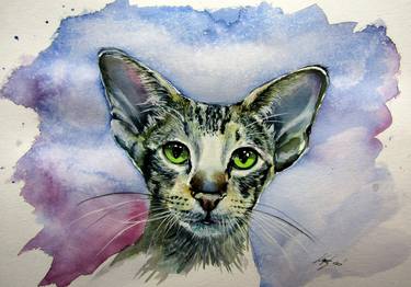 Original Impressionism Animal Paintings by Kovacs Anna Brigitta