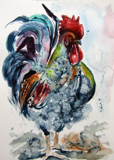 Print of Impressionism Animal Paintings by Kovacs Anna Brigitta