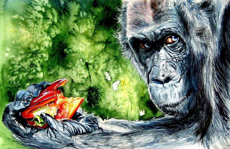 Print of Impressionism Animal Paintings by Kovacs Anna Brigitta
