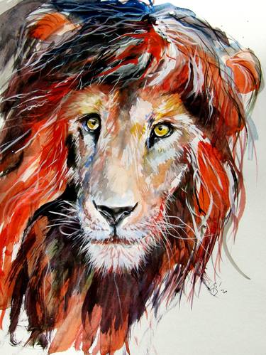 Original Animal Paintings by Kovacs Anna Brigitta