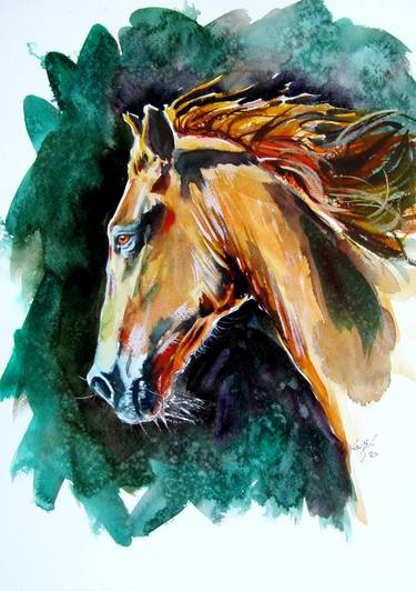 Original Impressionism Animal Paintings by Kovacs Anna Brigitta