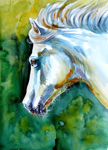 Original Impressionism Animal Paintings by Kovacs Anna Brigitta