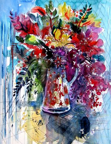 Print of Abstract Still Life Paintings by Kovacs Anna Brigitta