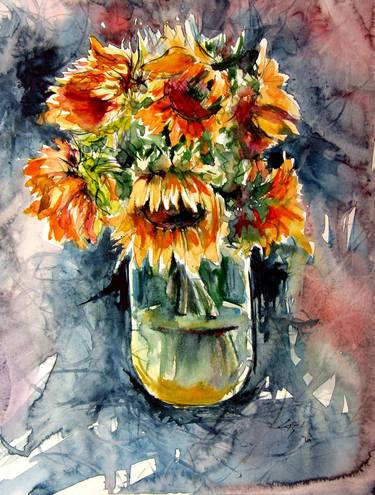 Print of Impressionism Still Life Paintings by Kovacs Anna Brigitta