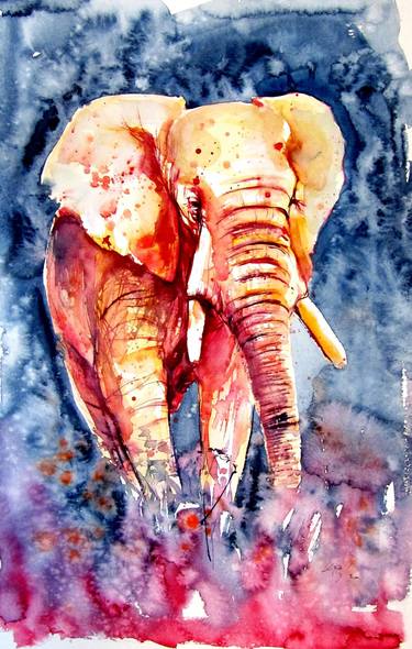 Original Animal Paintings by Kovacs Anna Brigitta