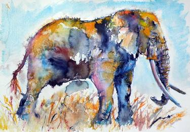 Original Impressionism Animal Paintings by Kovacs Anna Brigitta