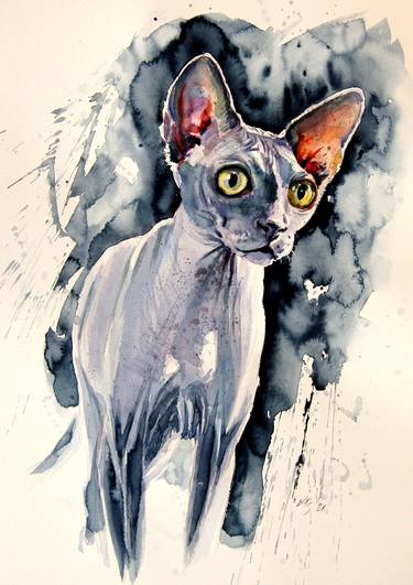 Original Animal Paintings by Kovacs Anna Brigitta