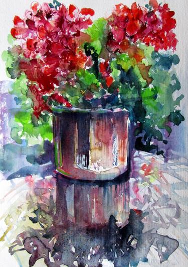 Print of Impressionism Still Life Paintings by Kovacs Anna Brigitta