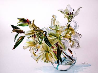 Bouquet of lily /Casa Blanca/ thumb