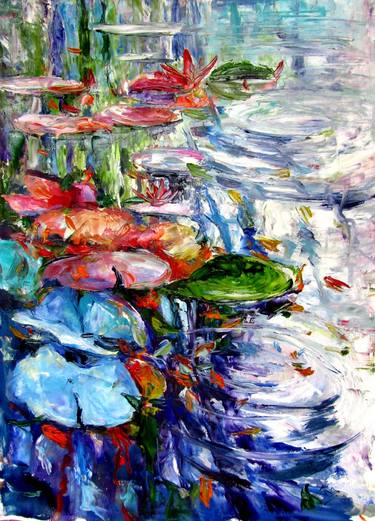 Print of Impressionism Water Paintings by Kovacs Anna Brigitta