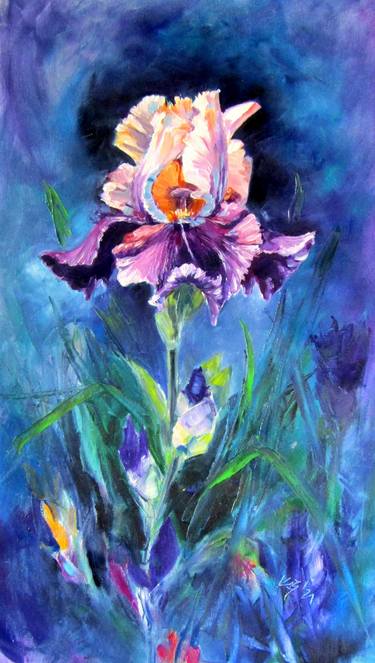 Original Floral Paintings by Kovacs Anna Brigitta