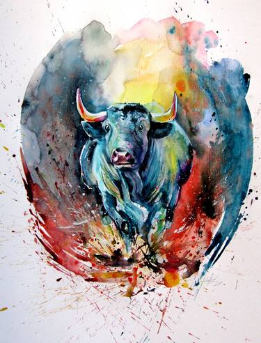 Original Animal Paintings by Kovacs Anna Brigitta