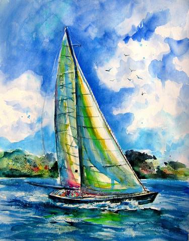 Summer and freedom - sailboat thumb