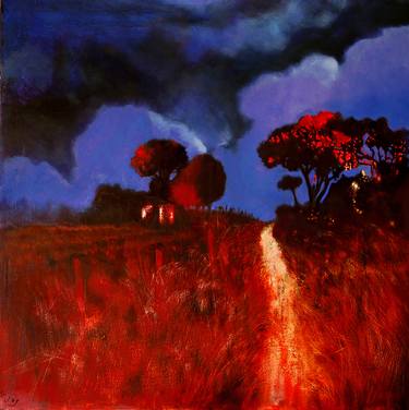 Original Expressionism Landscape Paintings by John O'Grady