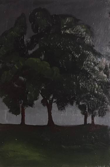 'Edinburgh trees in the evening' thumb