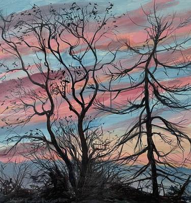 'Winter trees at Sunset' thumb