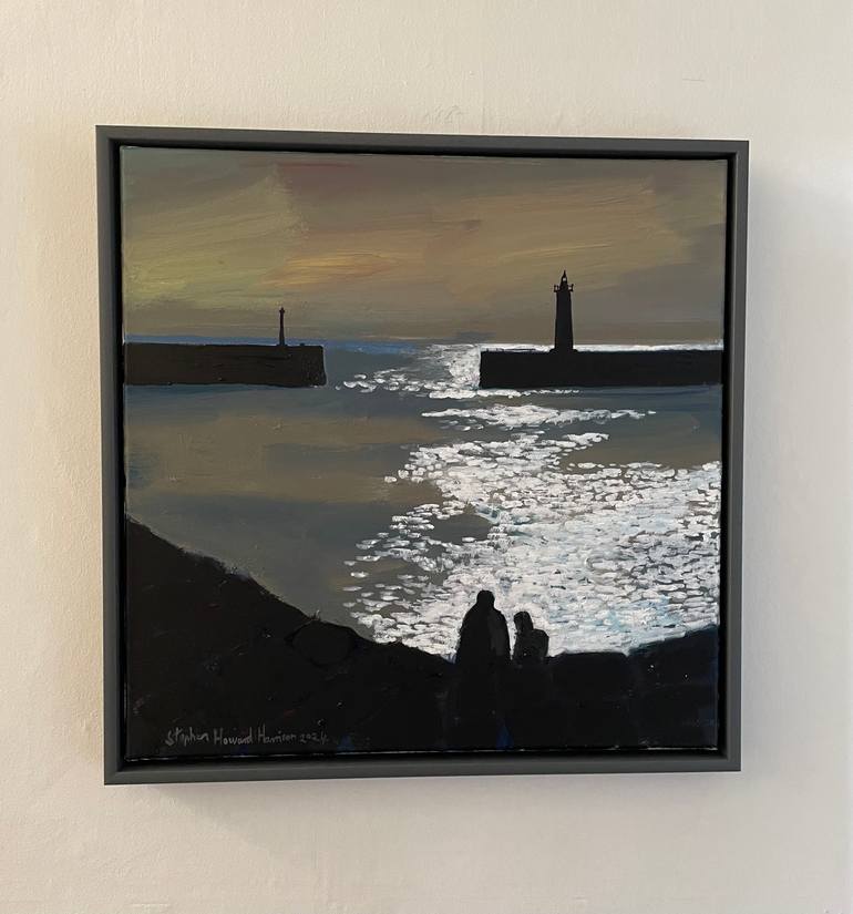 Original Expressionism Seascape Painting by Stephen Howard Harrison