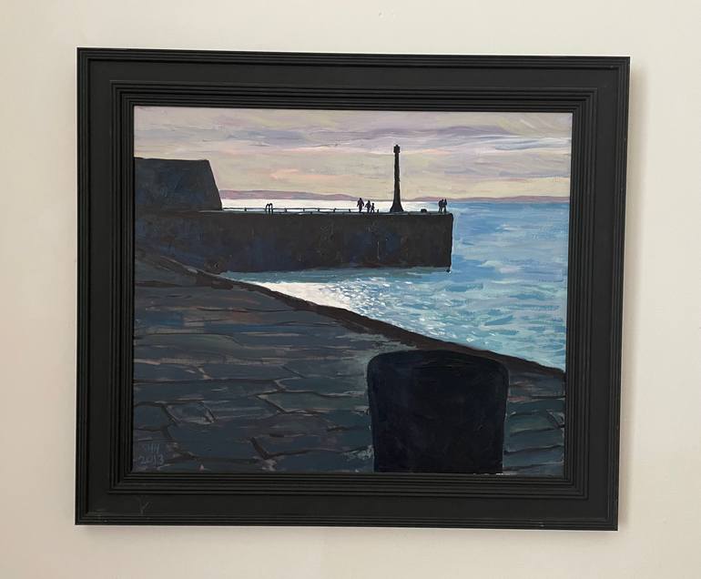 Original Impressionism Seascape Painting by Stephen Howard Harrison