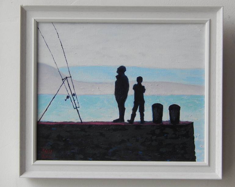 Original Figurative Family Painting by Stephen Howard Harrison