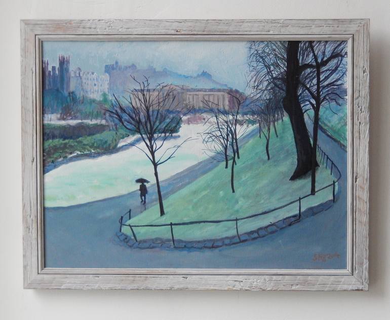 Original Impressionism Cities Painting by Stephen Howard Harrison