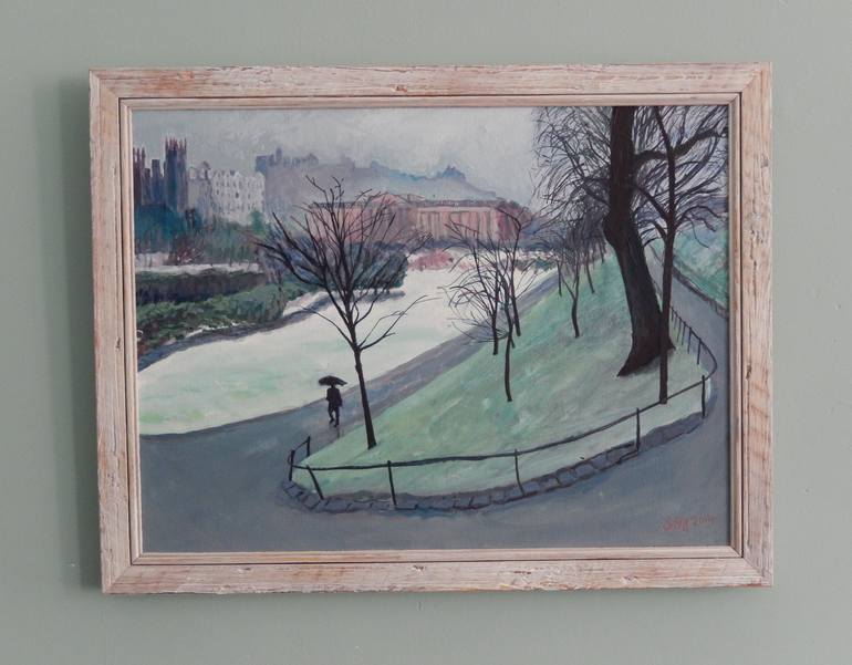 Original Impressionism Cities Painting by Stephen Howard Harrison