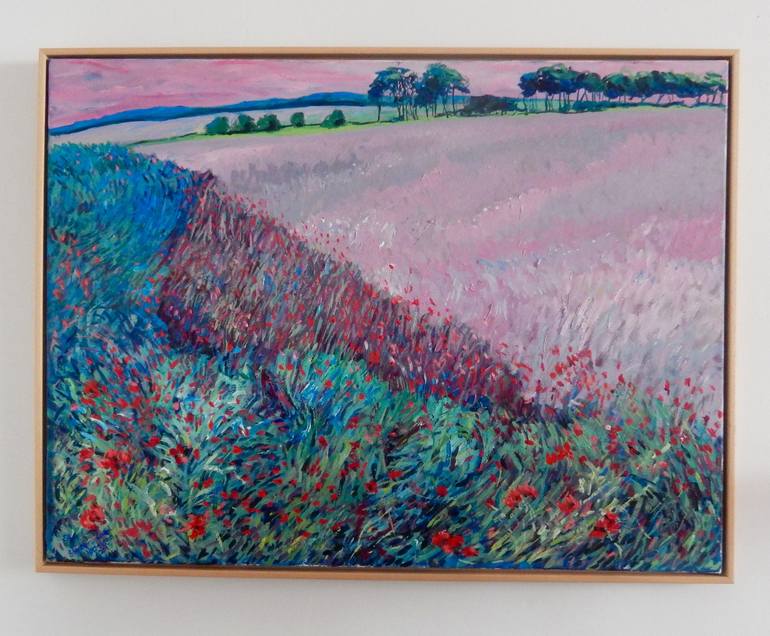 Original Impressionism Landscape Painting by Stephen Howard Harrison