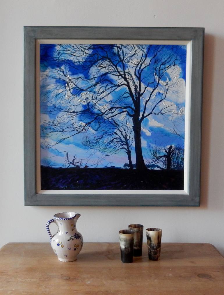 Original Expressionism Tree Painting by Stephen Howard Harrison