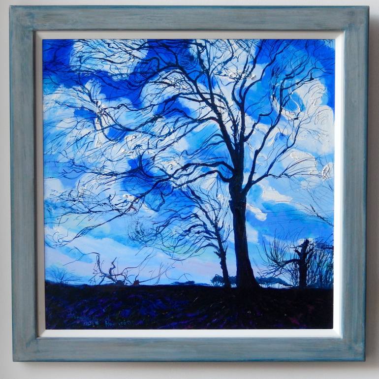 Original Expressionism Tree Painting by Stephen Howard Harrison
