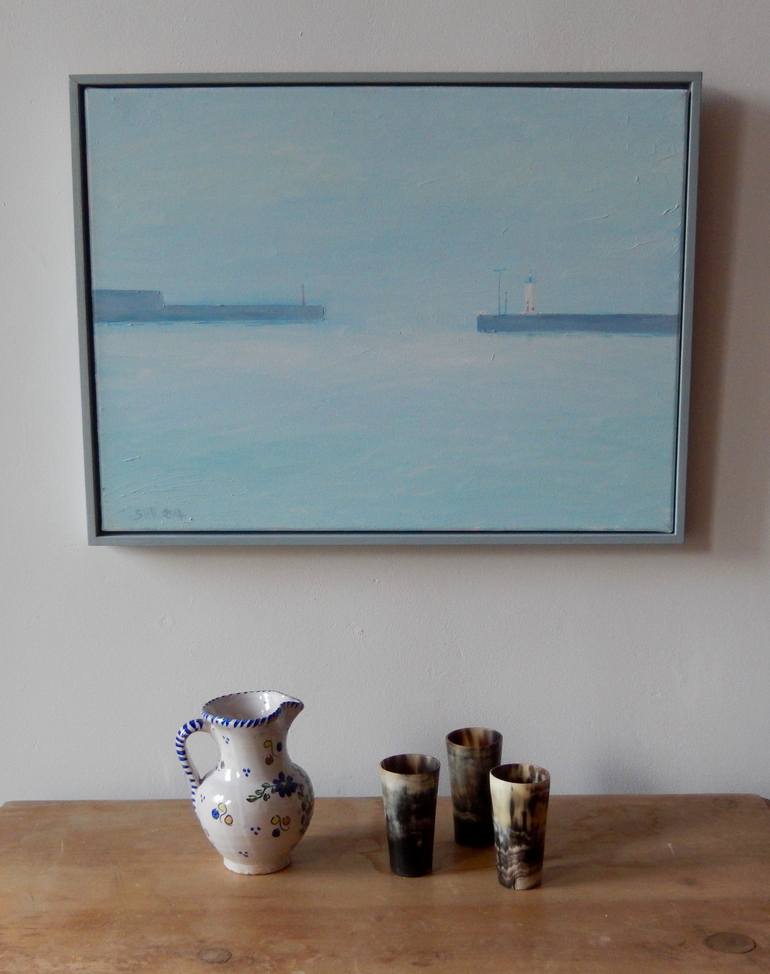 Original Impressionism Seascape Painting by Stephen Howard Harrison