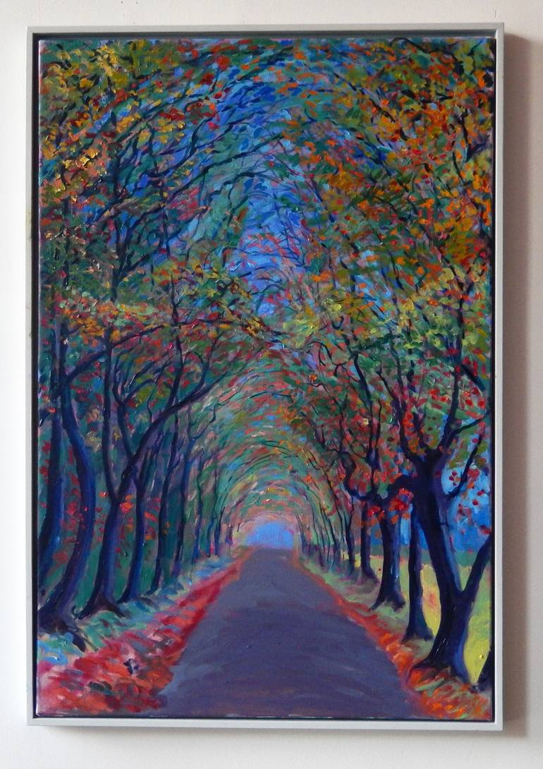 Original Expressionism Tree Painting by Stephen Howard Harrison