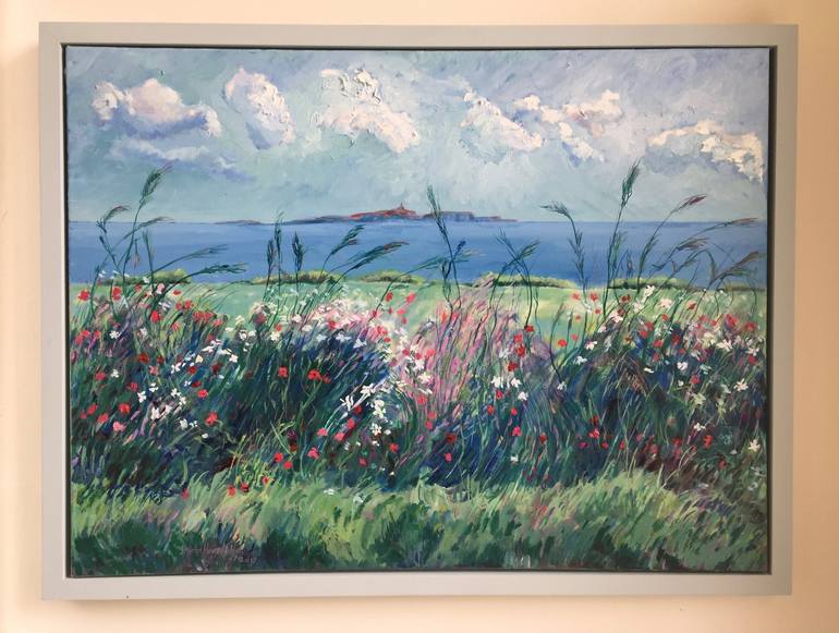 Original Impressionism Landscape Painting by Stephen Howard Harrison