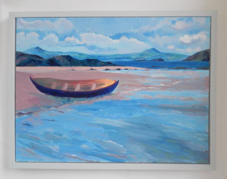 Original Impressionism Seascape Painting by Stephen Howard Harrison
