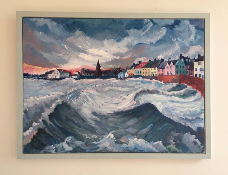Original Expressionism Seascape Painting by Stephen Howard Harrison