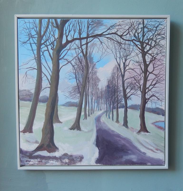 Original Impressionism Tree Painting by Stephen Howard Harrison