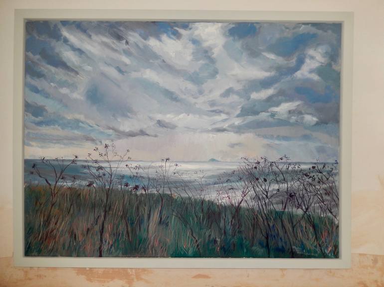 Original Impressionism Seascape Painting by Stephen Howard Harrison