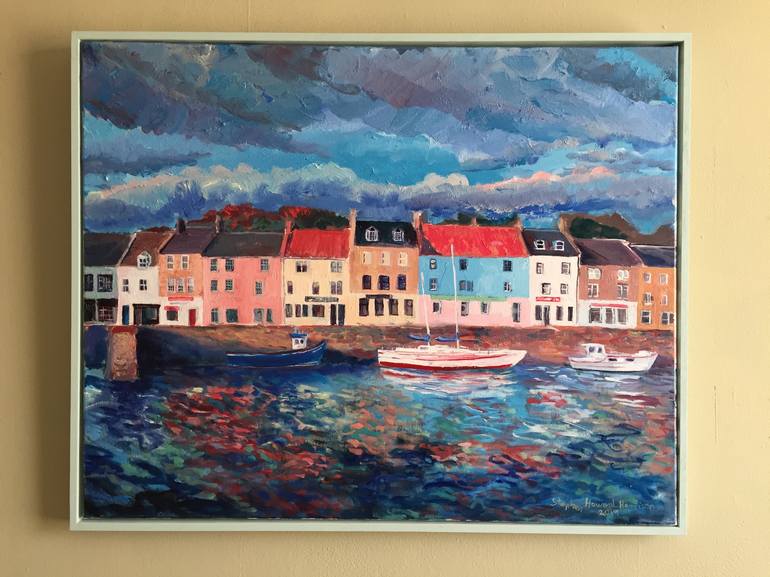 Original Impressionism Seascape Painting by Stephen Howard Harrison