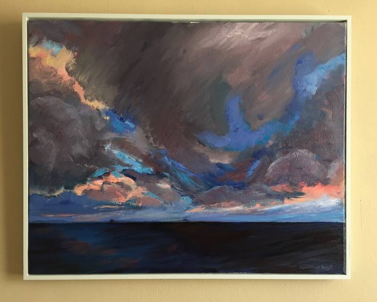 Original Expressionism Seascape Painting by Stephen Howard Harrison