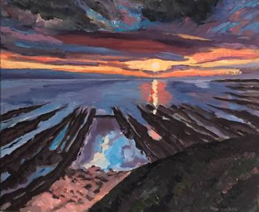 Original Expressionism Seascape Paintings by Stephen Howard Harrison