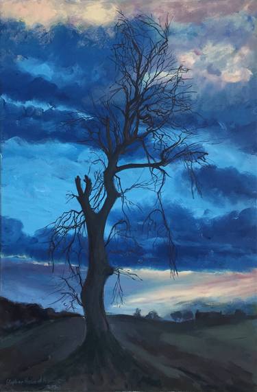 Print of Realism Tree Paintings by Stephen Howard Harrison