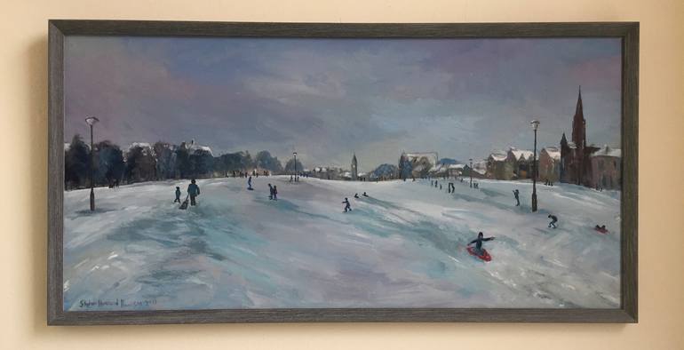 Original Impressionism Landscape Painting by Stephen Howard Harrison