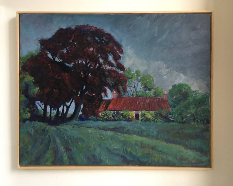 Original Expressionism Landscape Painting by Stephen Howard Harrison