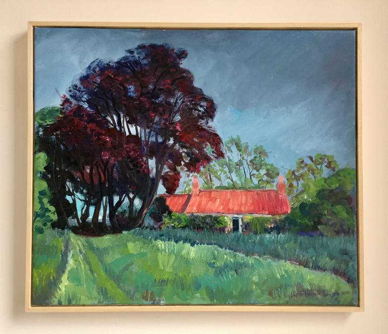 Original Impressionism Landscape Painting by Stephen Howard Harrison