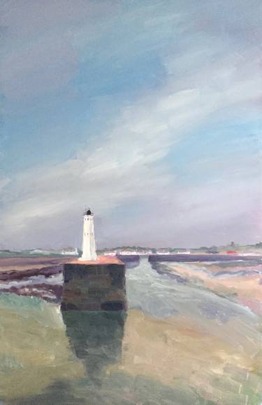 'Anstruther Lighthouse, Low tide, looking North' thumb